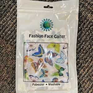 Butterfly Print Fashion Face Gaiter